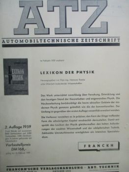 Automobiltechnische Zeitschrift Oktober 1958
