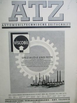 Automobiltechnische Zeitschrift Juni 1958