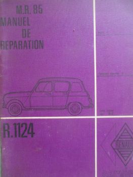 Renault R4 Service Manuael de Reparation Französisch