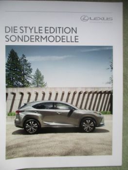 Lexus Style Edition Sondermodelle März 2021