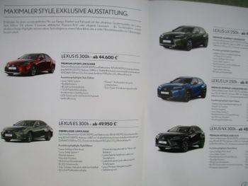 Lexus Style Edition Sondermodelle März 2021
