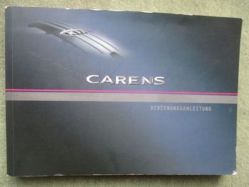 Kia Carens Bordbuch Deutsch 2004