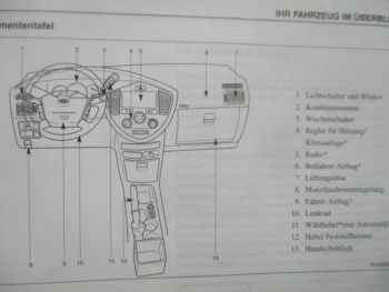 Kia Carens Bordbuch Deutsch 2004