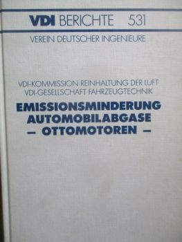 VDI Berichte Emissionsminderung Automobilabgase - Ottomotoren