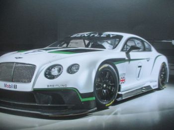 Bentley Continental GT Baureihe 2013 Prospekt