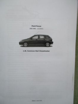TEC-Verlag Ford Focus I (8/1998-12/2004 1.8l Common-Rail-Dieselmotor