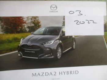 Mazda 2 Hybrid Preisliste März 2022
