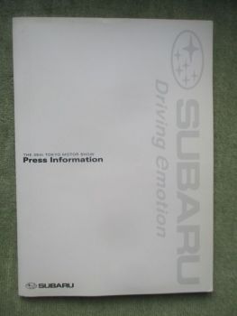 Subaru 35th Tokyo Motorshow 2001 Japanisch/Englisch