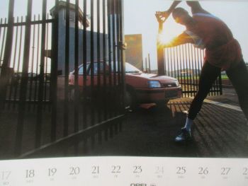 Opel 1990 Kalender 30x40cm Format