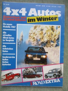 Off Road Extra 4x4 Autos im Winter