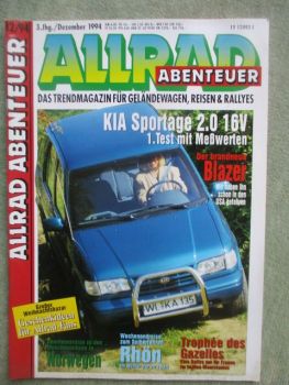 Allrad Abenteuer Dezember 1994