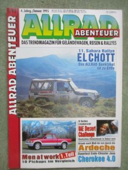 Allrad Abenteuer Januar 1995