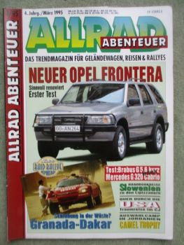 Allrad Abenteuer März 1995