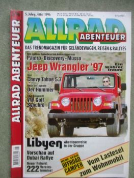 Allrad Abenteuer Mai 1996