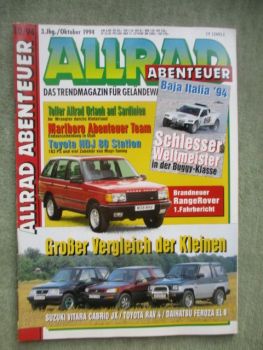 Allrad Abenteuer Oktober 1994