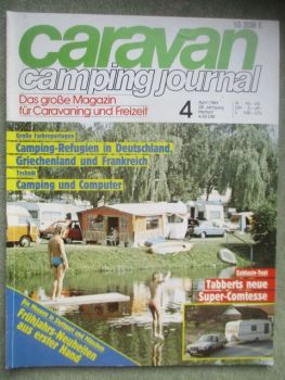 caravan camping journal April 1984