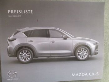 Mazda CX-5 (KF) Juni 2019 Preisliste