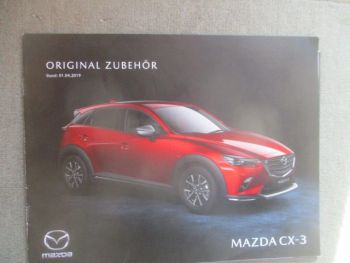 Mazda CX-3 Original Zubehör April 2019