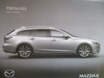Mazda 6 Preisliste Januar 2019