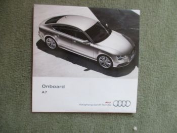 Audi A7 Onboard Bedienunganleitung 4G November 2016