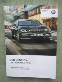 BMW 740i 750i +xDrive 725d 730d 740d 750d +Li G11 G12 Oktober 2016