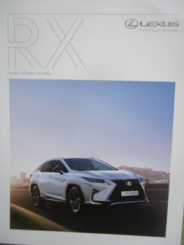 Lexus RX 300 450h 450hL AGL20 April 2019 Katalog