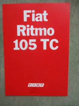 Fiat Ritmo 105 TC Prospekt Juni 1983