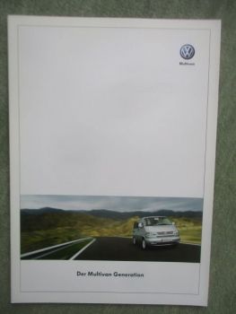 VW T4 Generation Prospekt April 2002