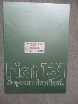 Fiat 131 Supermirafiori September 1978