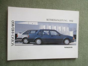 Volvo 440 460 Betriebsanleitung 1992