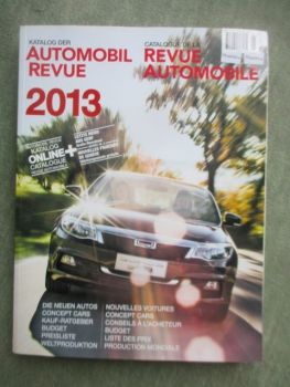 Automobil Revue 2013 Katalog
