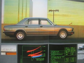 BMW 525eta E28 Englisch brochure March 1983