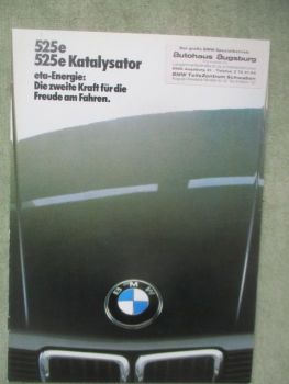 BMW 525e +Katalysator E28 März 1985