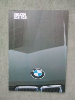 BMW 518 520i 525i 528i März 1983