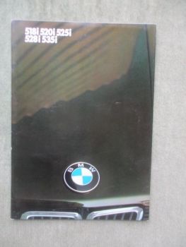 BMW 518i 520i 525i 528i 535i Englisch Linkslenker