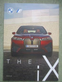 BMW iX xDrive40 50 (i20) Katalog +Preise Version Austria Januar 2022