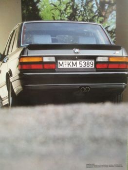 BMW 518i 520i 525i 528i M535i E28 September 1984