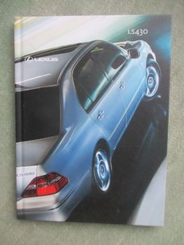 Lexus LS430 (UCF30) Buch Oktober 2003 Deutsch