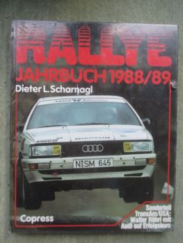 Copress Dieter L. Scharnagl Rallye Jahrbuch 1988/89 NEU