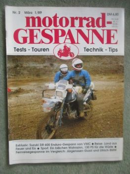 motorrad Gespanne März 1/1989