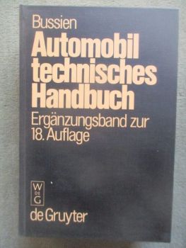 WDEG Bussien Automobil technisches Handbuch