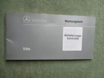 Mercedes Benz Vito BR638 Wartungsheft Januar 1996
