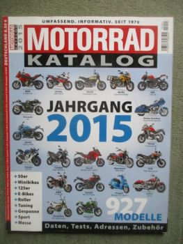 Motorrad Katalog Jahrgang 2015