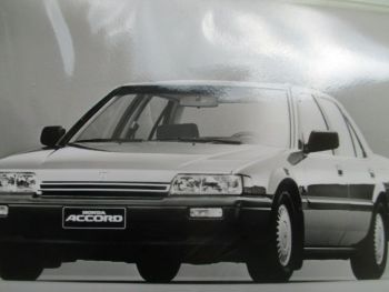 Honda Accord 3.Generation Presseordner Vorstellung +Fotos 1986/87