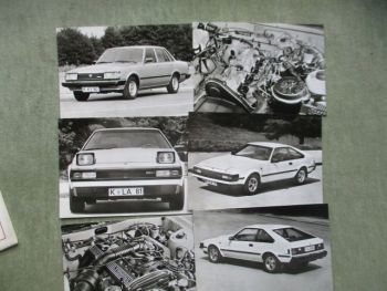 Toyota Celica Supra 2800GT +Cressida DX Diesel Pressemappe September 1981