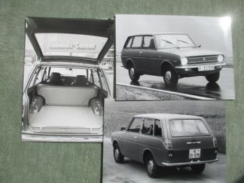 Toyota 1000 Combi Pressemappe Juni 1976+Fotos