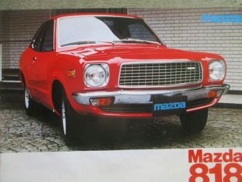 Mazda 818 Limousine +Coupé +Variabel Oktober 1976