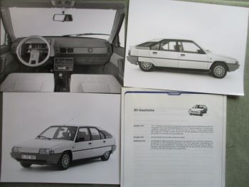 Citroen BX Pressefotos 18x24cm Format