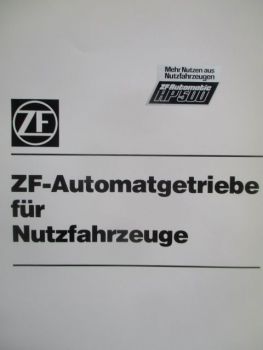 ZF-Automatikgetriebe für Nutzfahrzeuge Oktober 1978