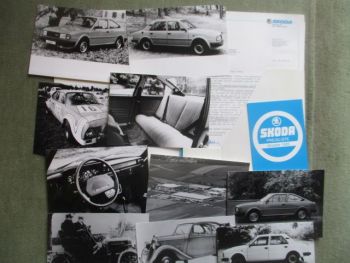 Skoda Pressemappe Modelle 1985